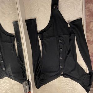 long sleeve black bodysuit